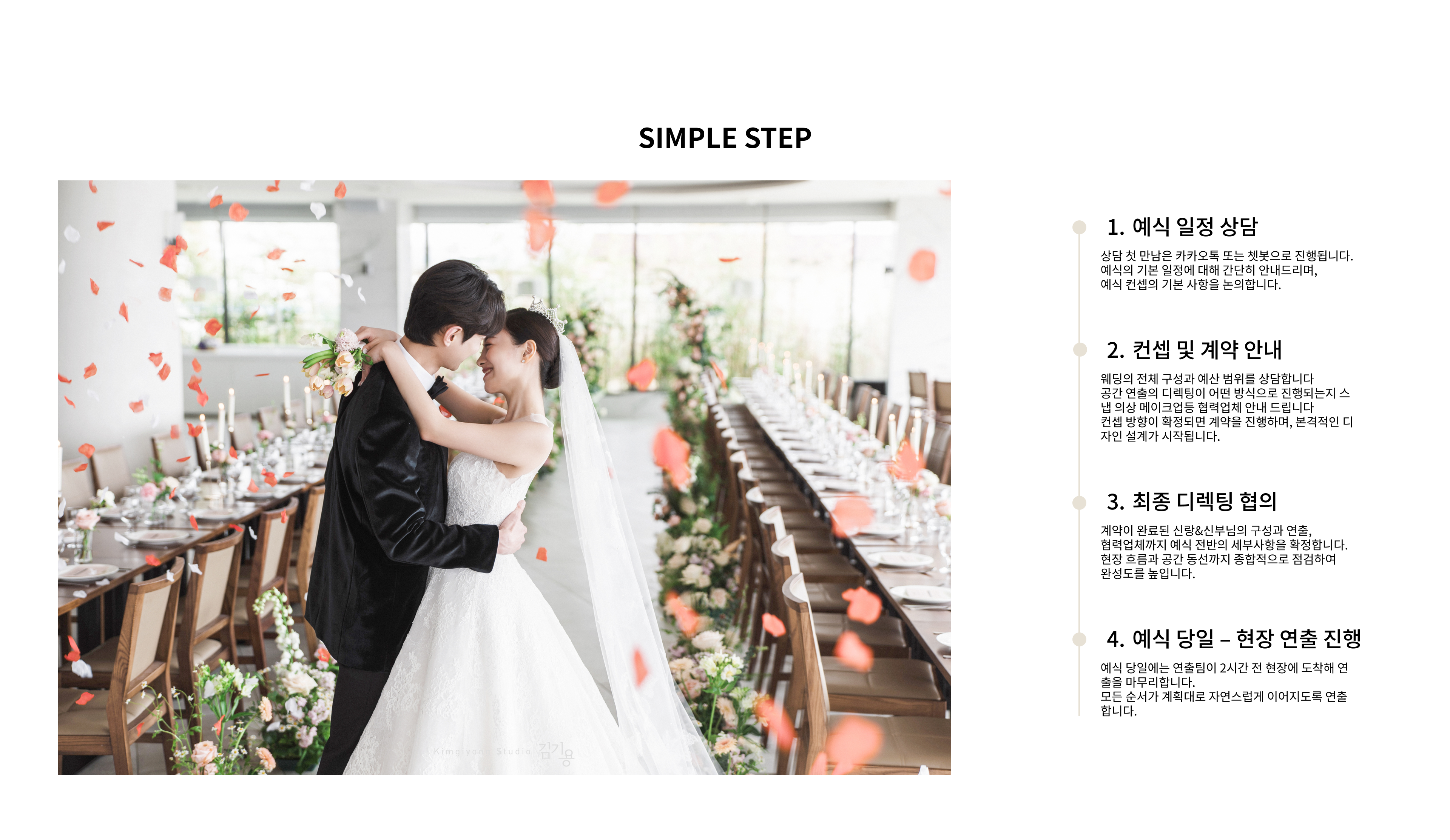 Small Wedding Simple Step